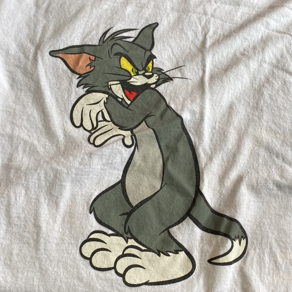Tom and Jerry, double side, graphic logo, T-shirt, size large - Picture 2 of 11